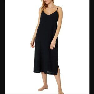 UGG Aubriella Dress Black A-line Midi Dress Size M New With Tags